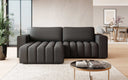 Designer corner sofa Tirina with sleeping function