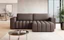 Designer corner sofa Tirina with sleeping function