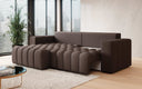 Designer corner sofa Tirina with sleeping function