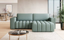 Designer corner sofa Tirina with sleeping function