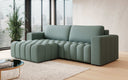 Designer corner sofa Tirina with sleeping function