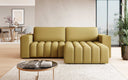 Designer corner sofa Tirina with sleeping function