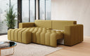 Designer corner sofa Tirina with sleeping function
