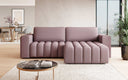 Designer corner sofa Tirina with sleeping function