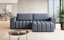 Designer corner sofa Tirina with sleeping function