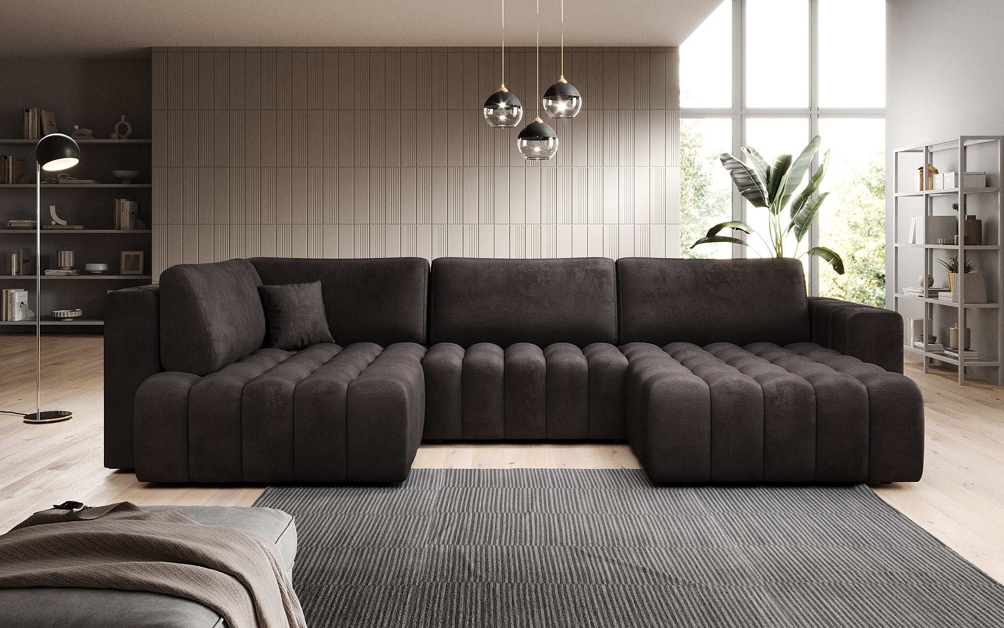 Designer Sofa Carla with Sleep Function