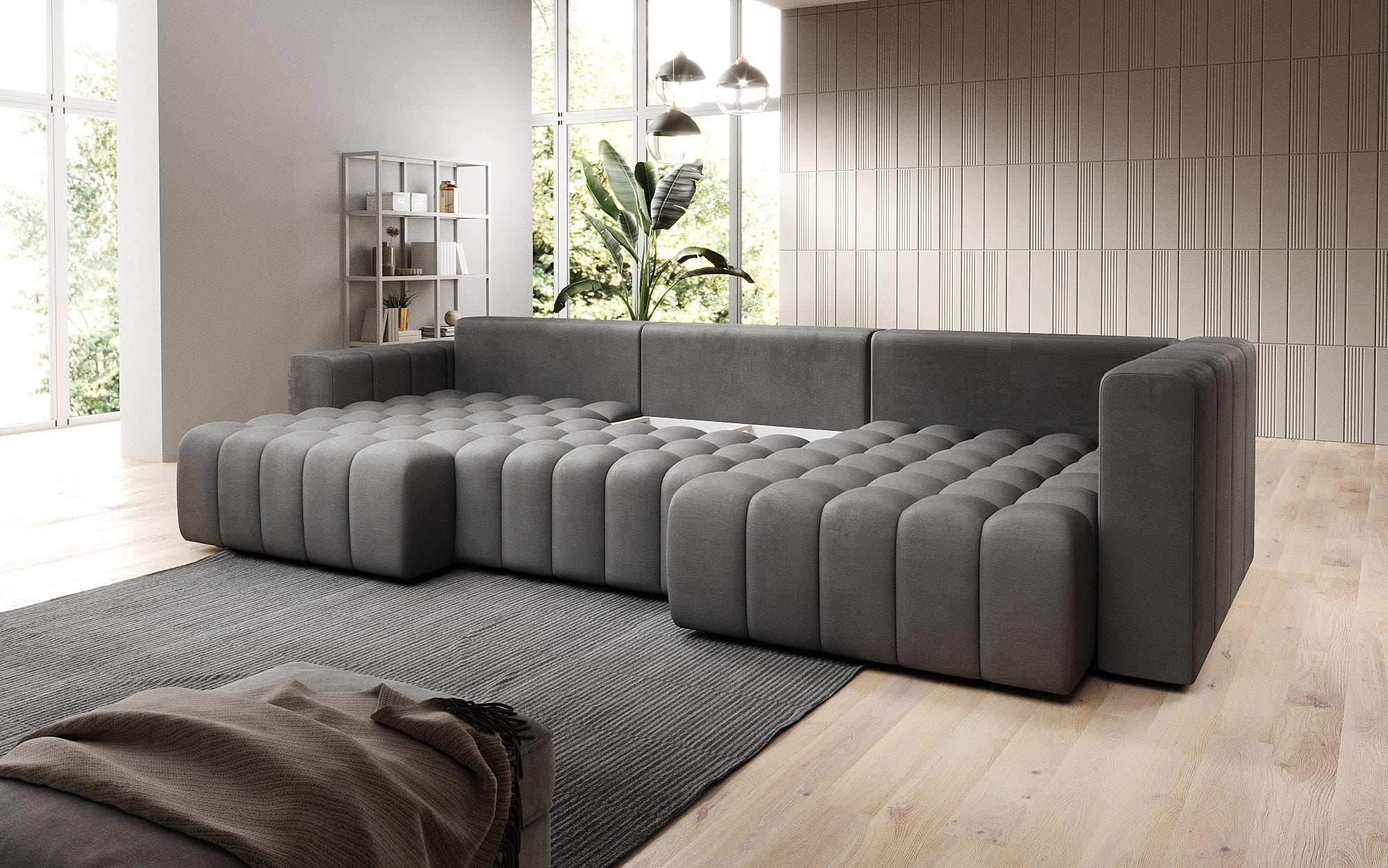 Designer Sofa Carla with Sleep Function