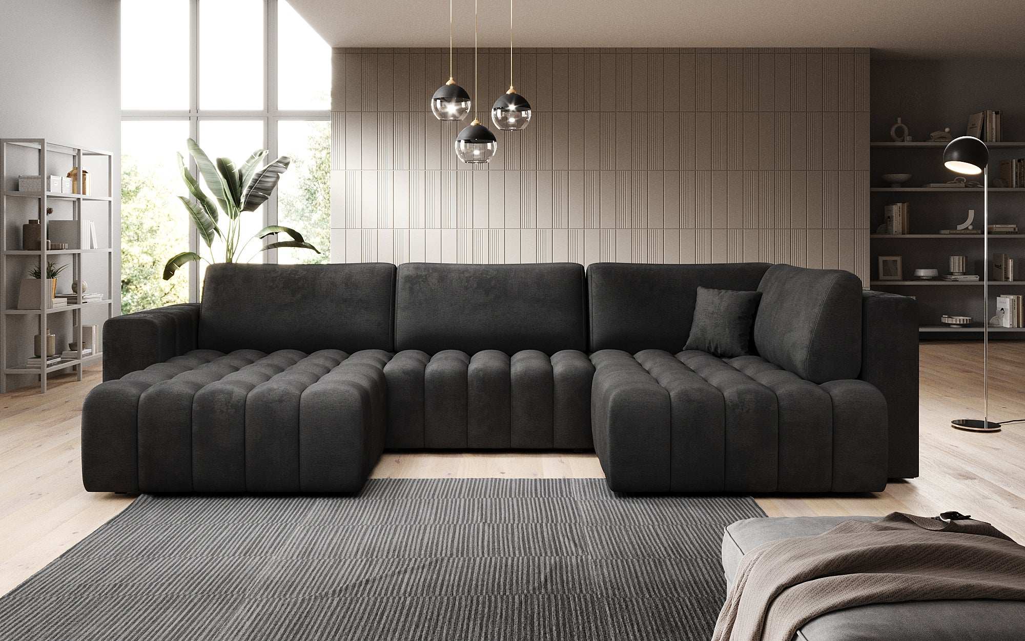Designer Sofa Carla with Sleep Function