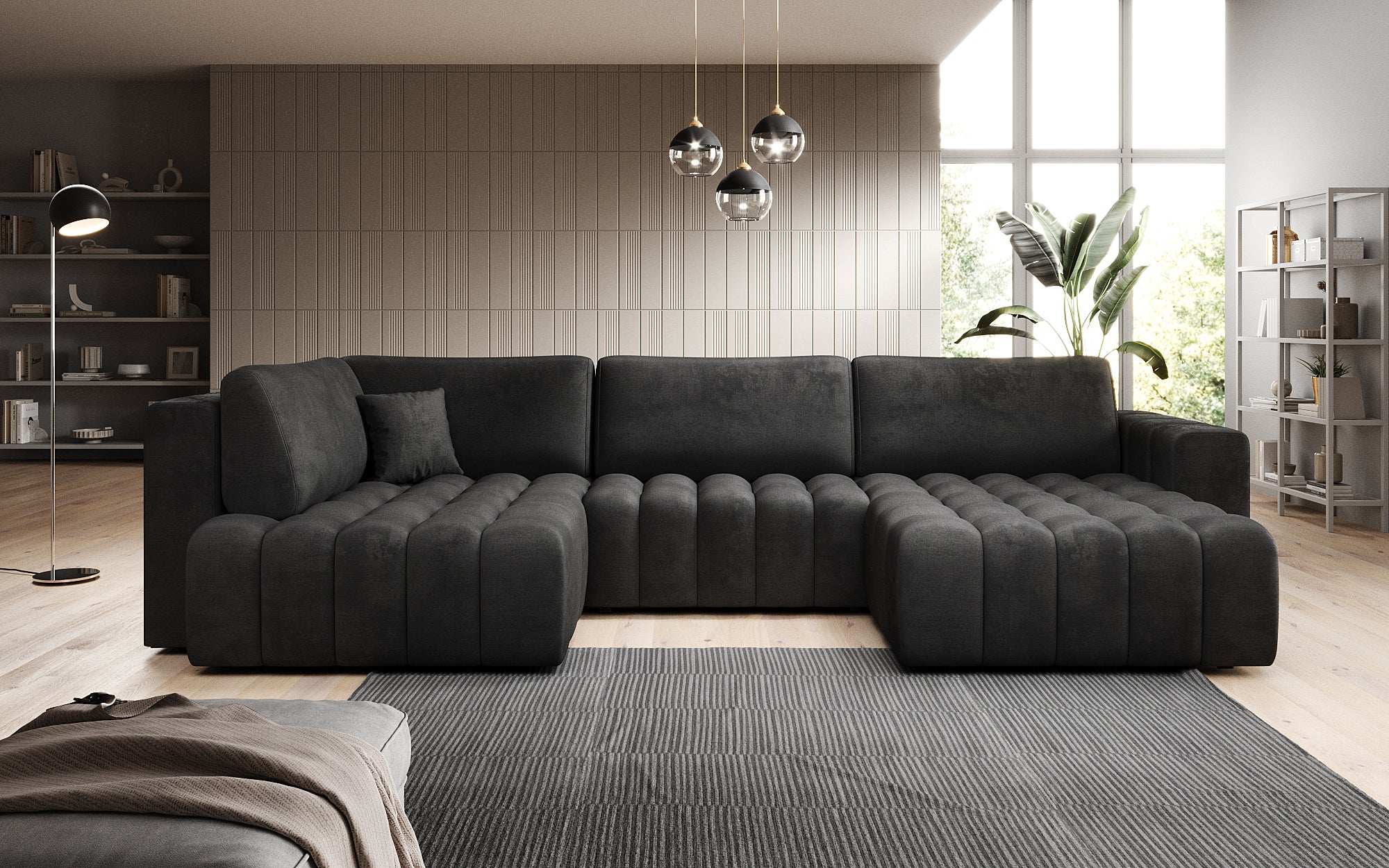 Designer Sofa Carla with Sleep Function