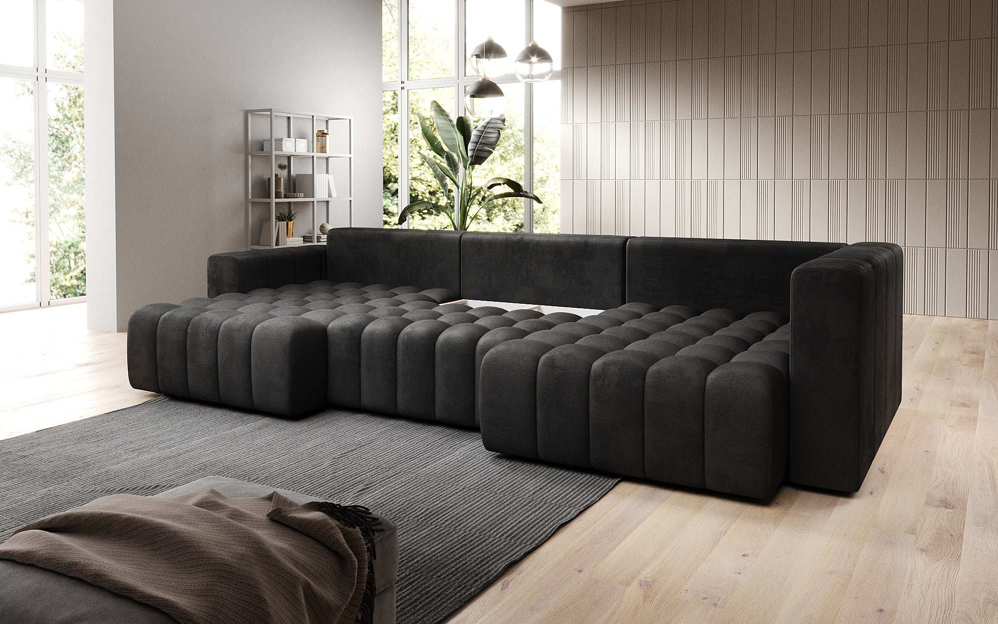 Designer Sofa Carla with Sleep Function