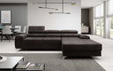 Designer Ecksofa Melinda mit Schlaf- und Klappfunktion