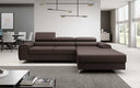 Designer Ecksofa Melinda mit Schlaf- und Klappfunktion