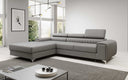 Designer Ecksofa Melinda mit Schlaf- und Klappfunktion