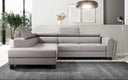 Designer corner sofa Kira with sleeping and fold-out function