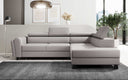 Designer corner sofa Kira with sleeping and fold-out function