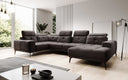 Designer Sofa Nerio with adjustable headrest and backrest
