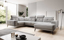 Designer Sofa Nerio with adjustable headrest and backrest