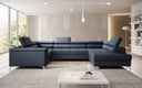 Designer Sofa Torino mit Schlaf- und Klappfunktion