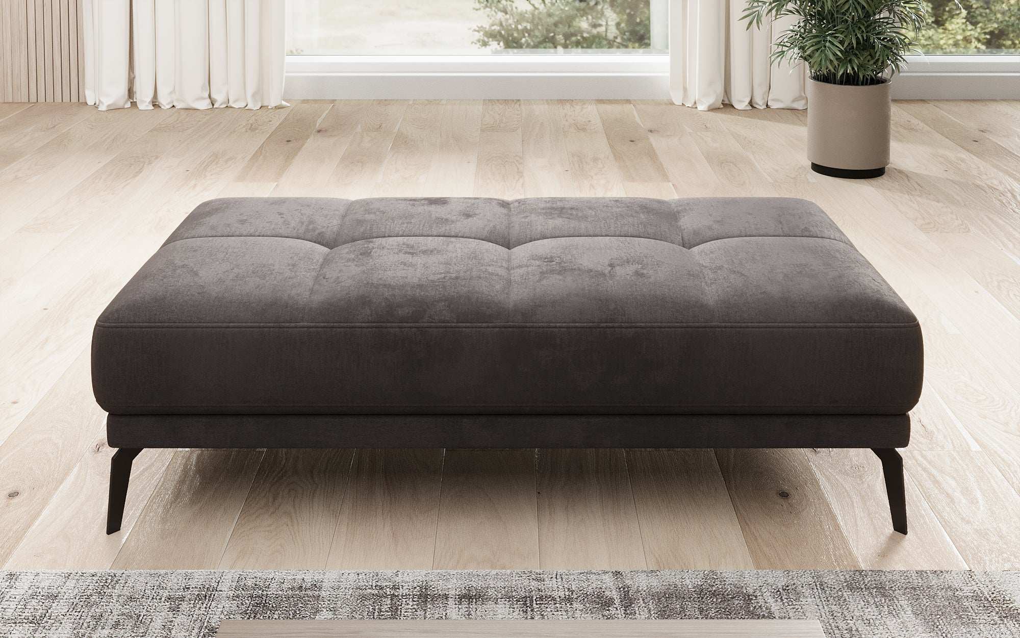 Designer Sofa Terina including Side Stool