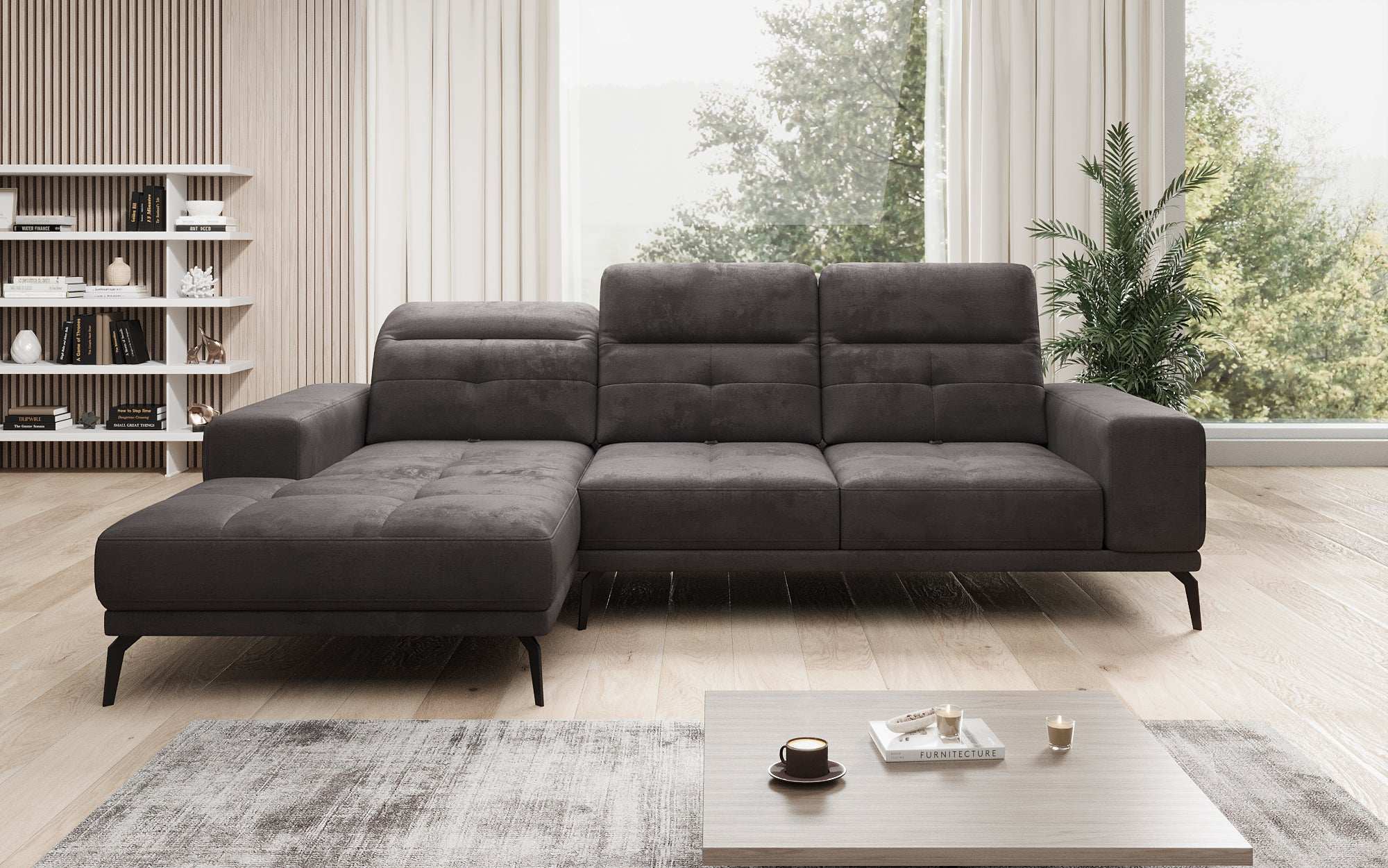 Designer Sofa Terina including Side Stool