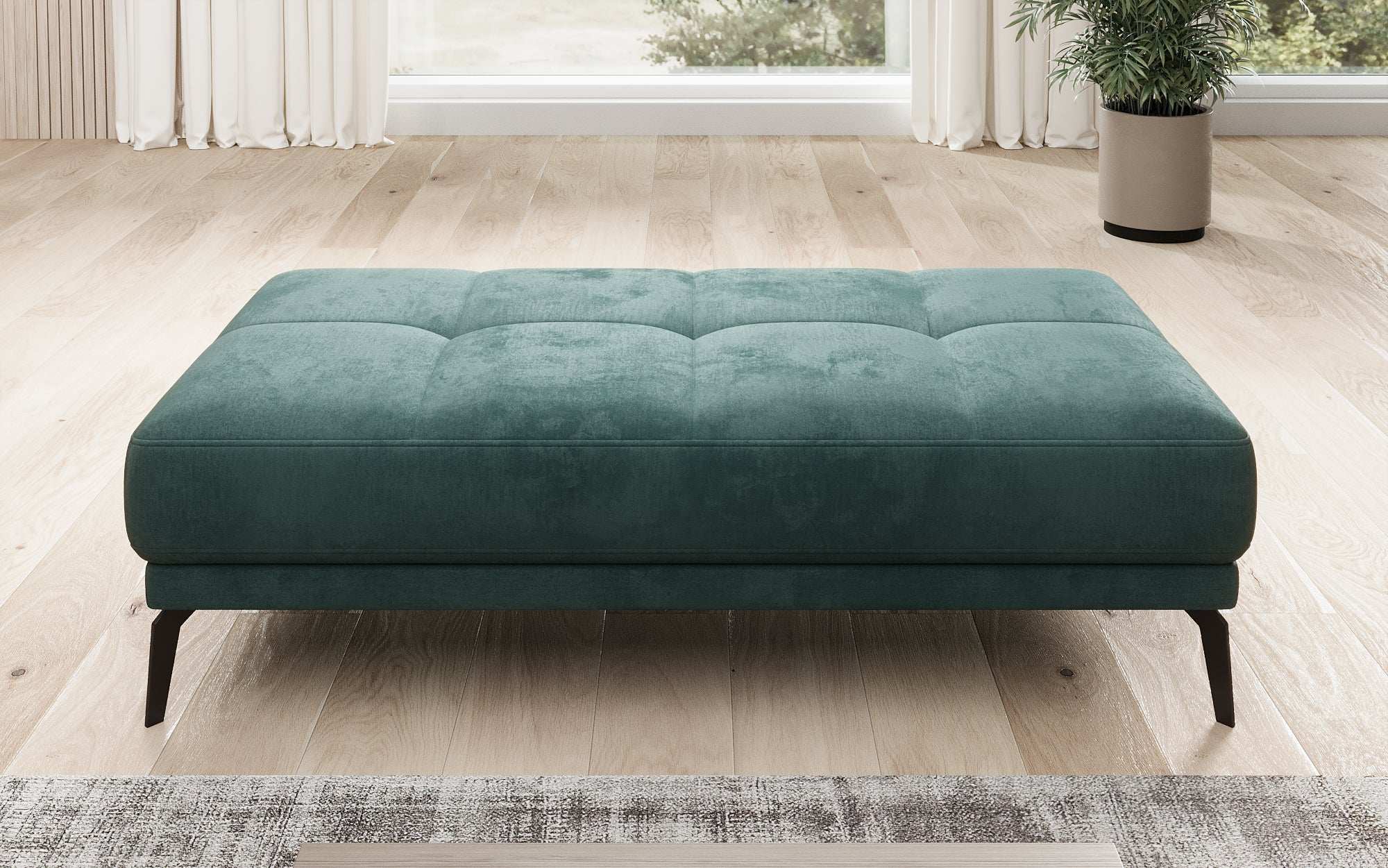 Designer Sofa Terina including Side Stool