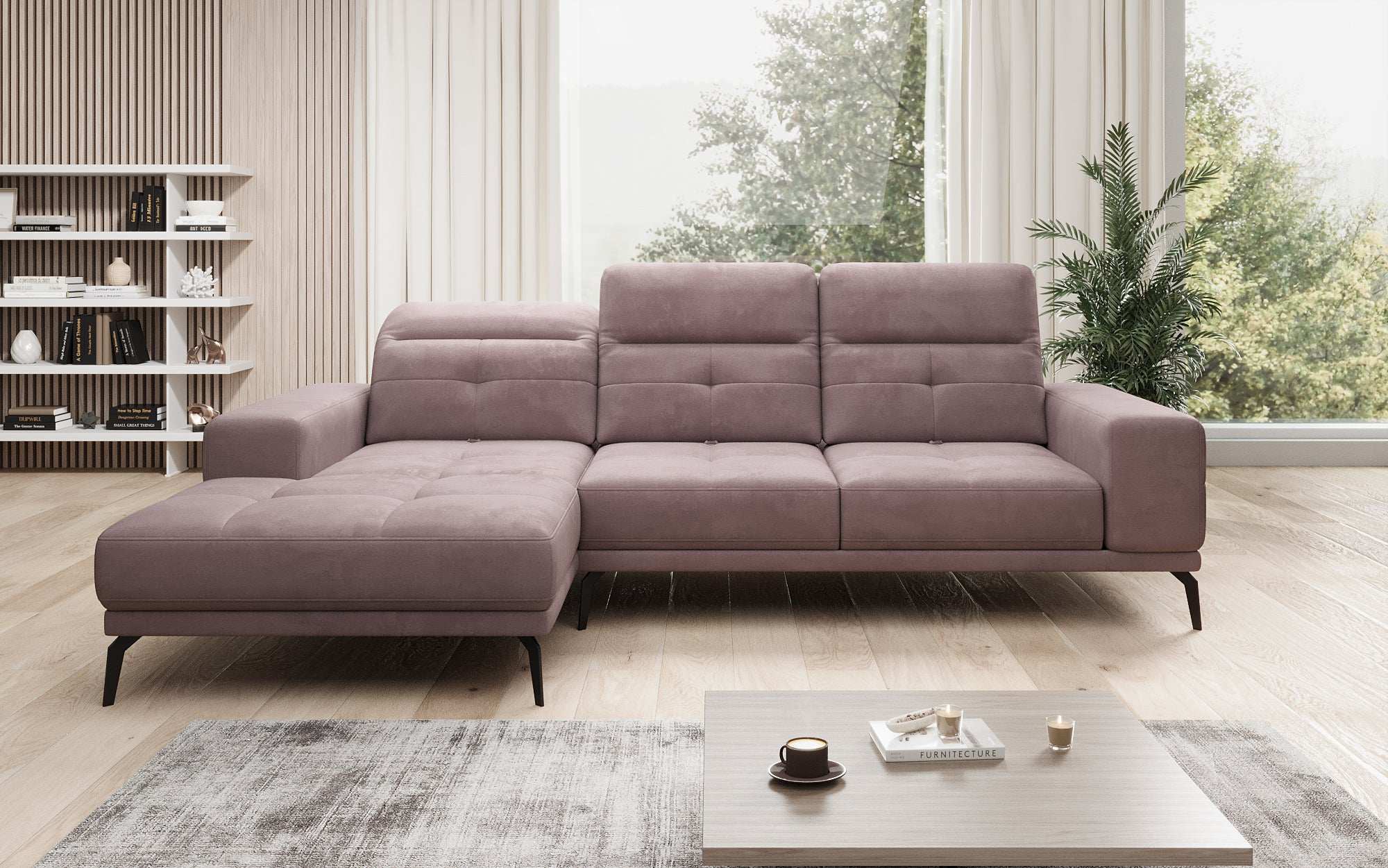 Designer Sofa Terina including Side Stool