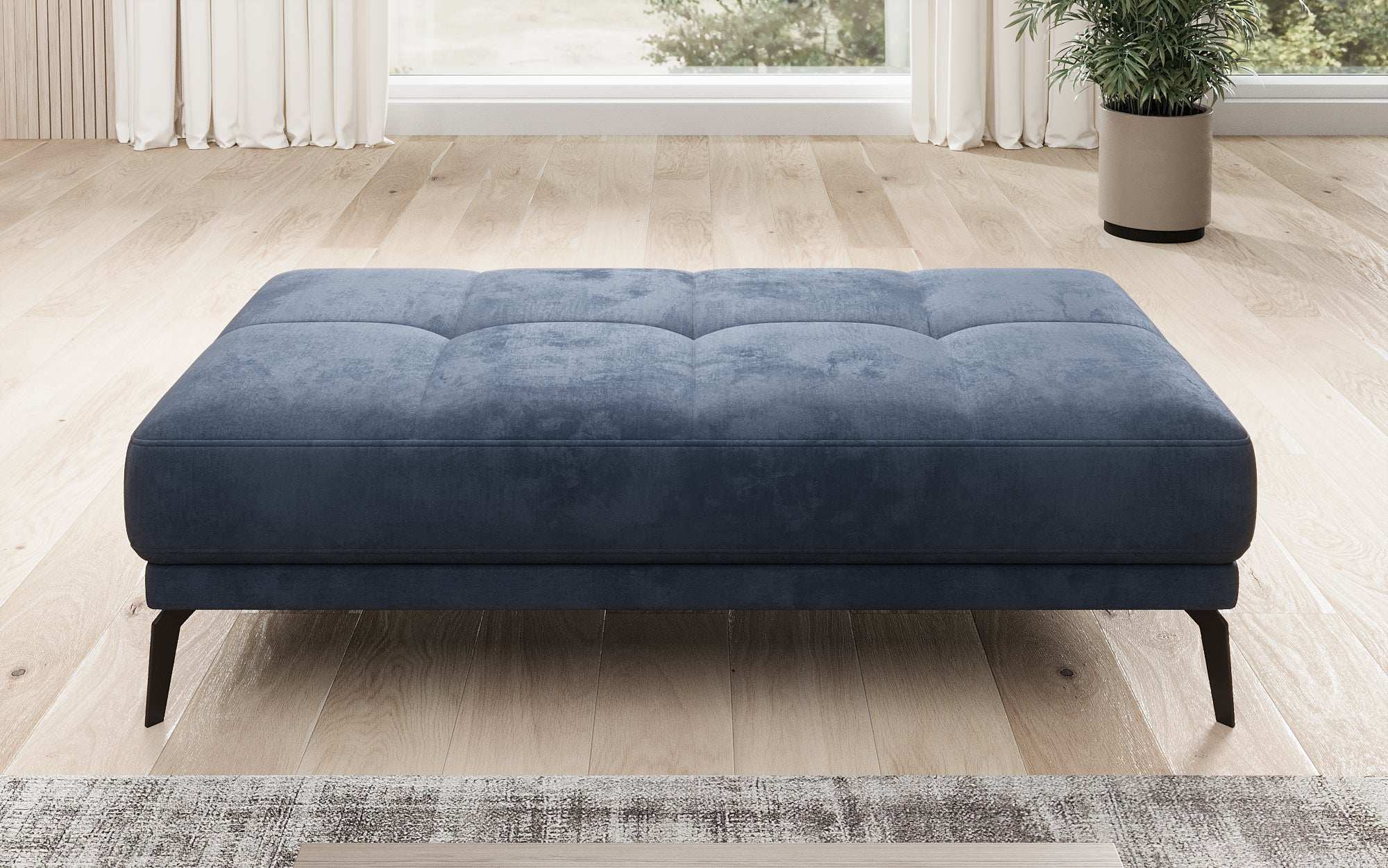 Designer Sofa Terina including Side Stool