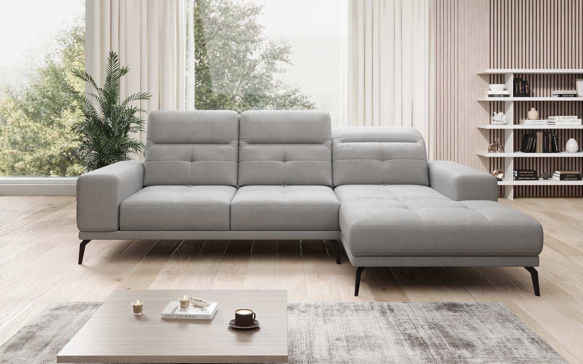 Designer Sofa Terina including Side Stool