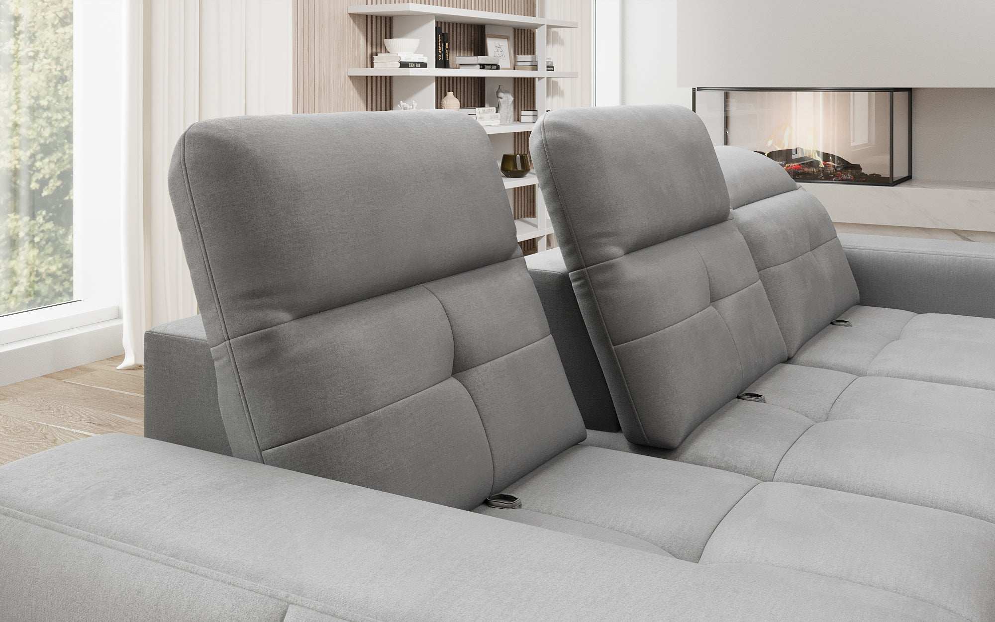 Designer Sofa Terina including Side Stool