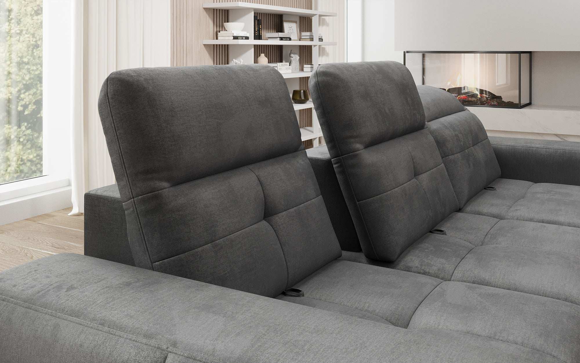 Designer Sofa Terina including Side Stool