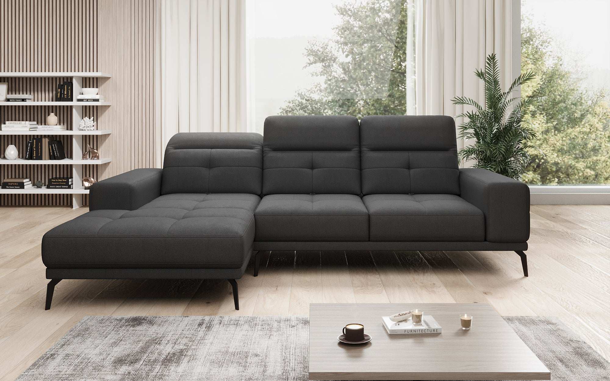 Designer Sofa Terina including Side Stool