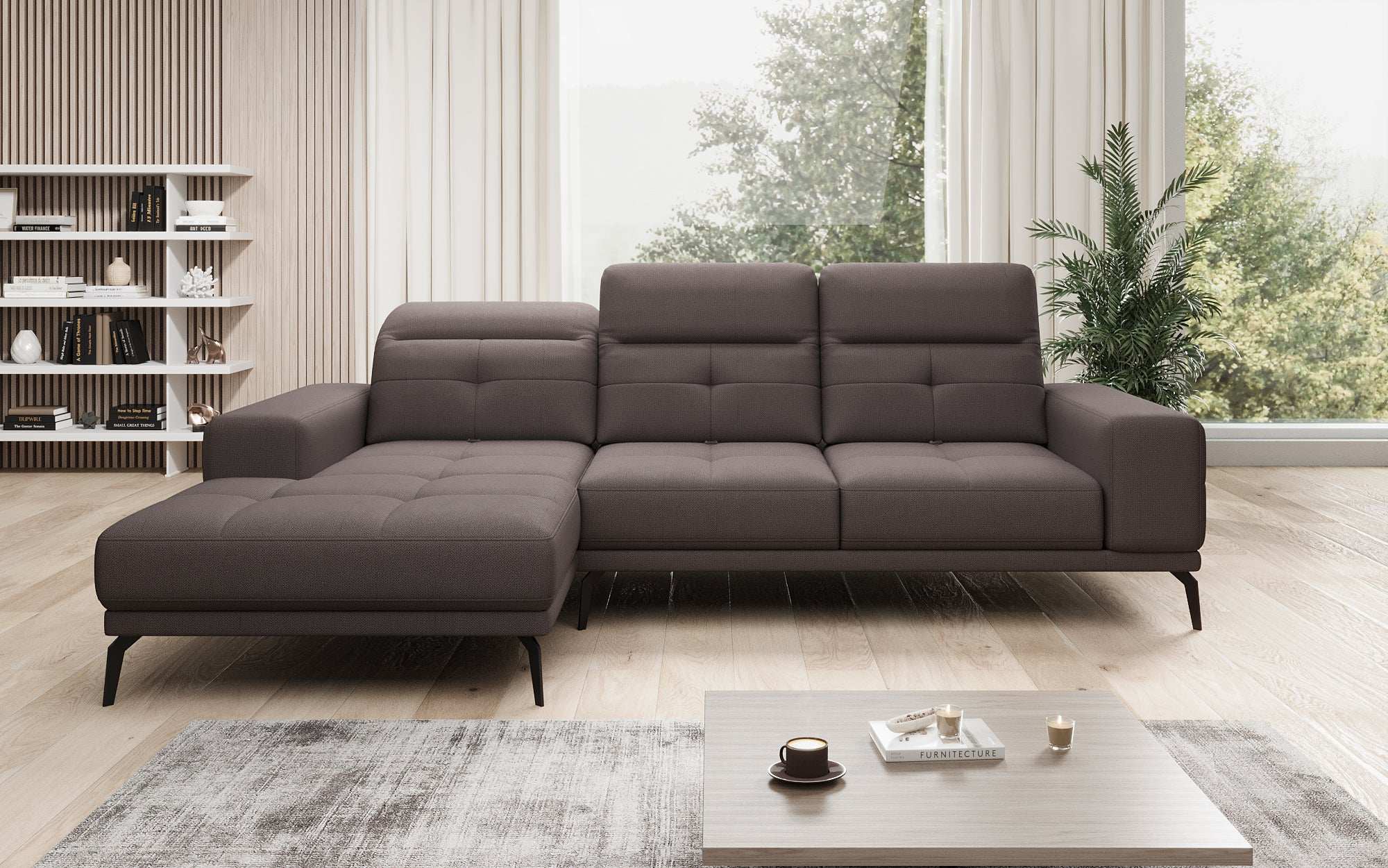 Designer Sofa Terina including Side Stool
