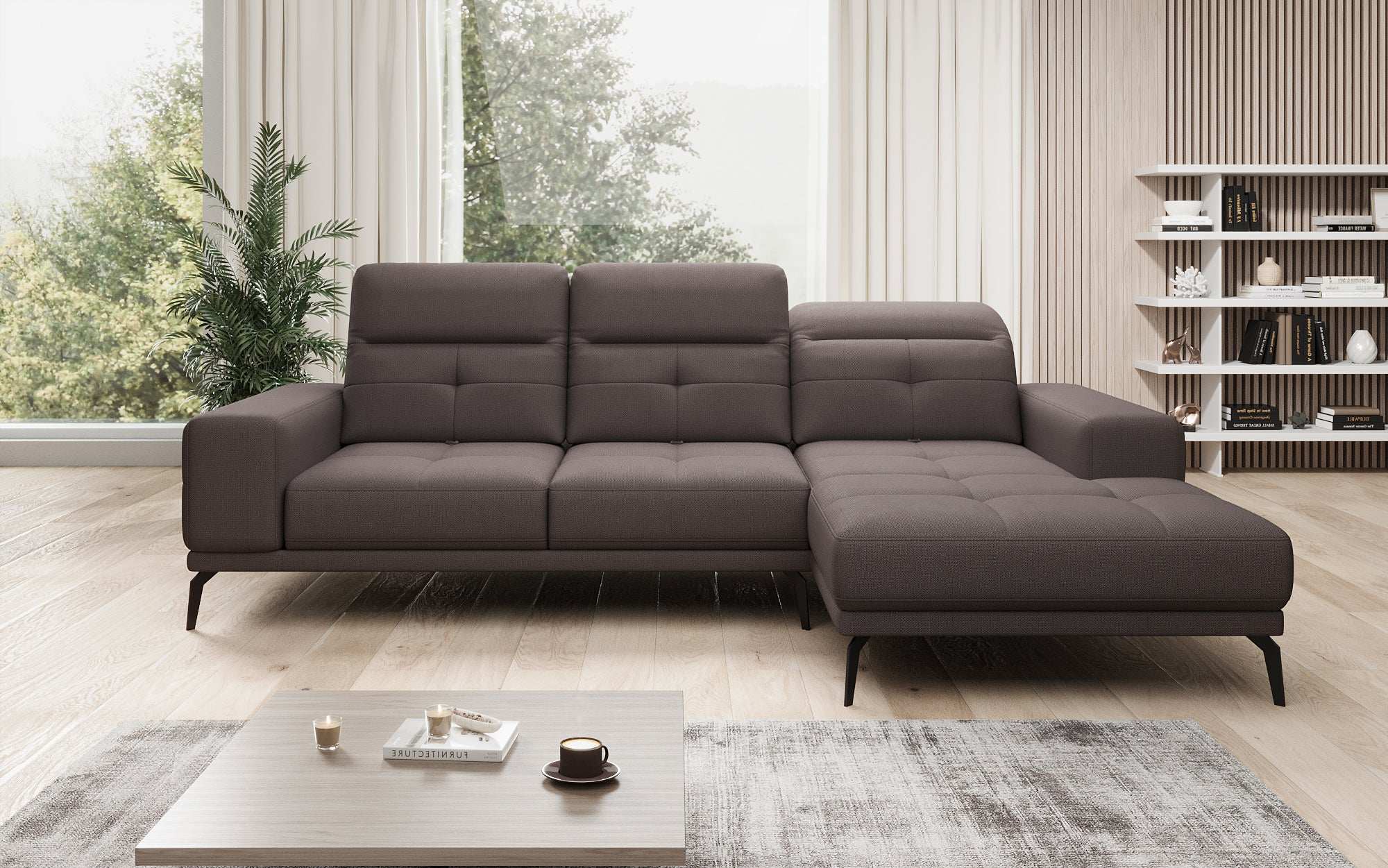 Designer Sofa Terina including Side Stool