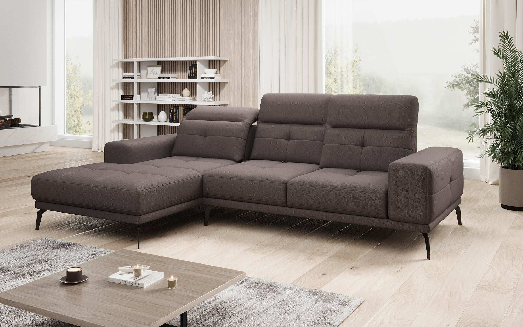 Designer Sofa Terina including Side Stool