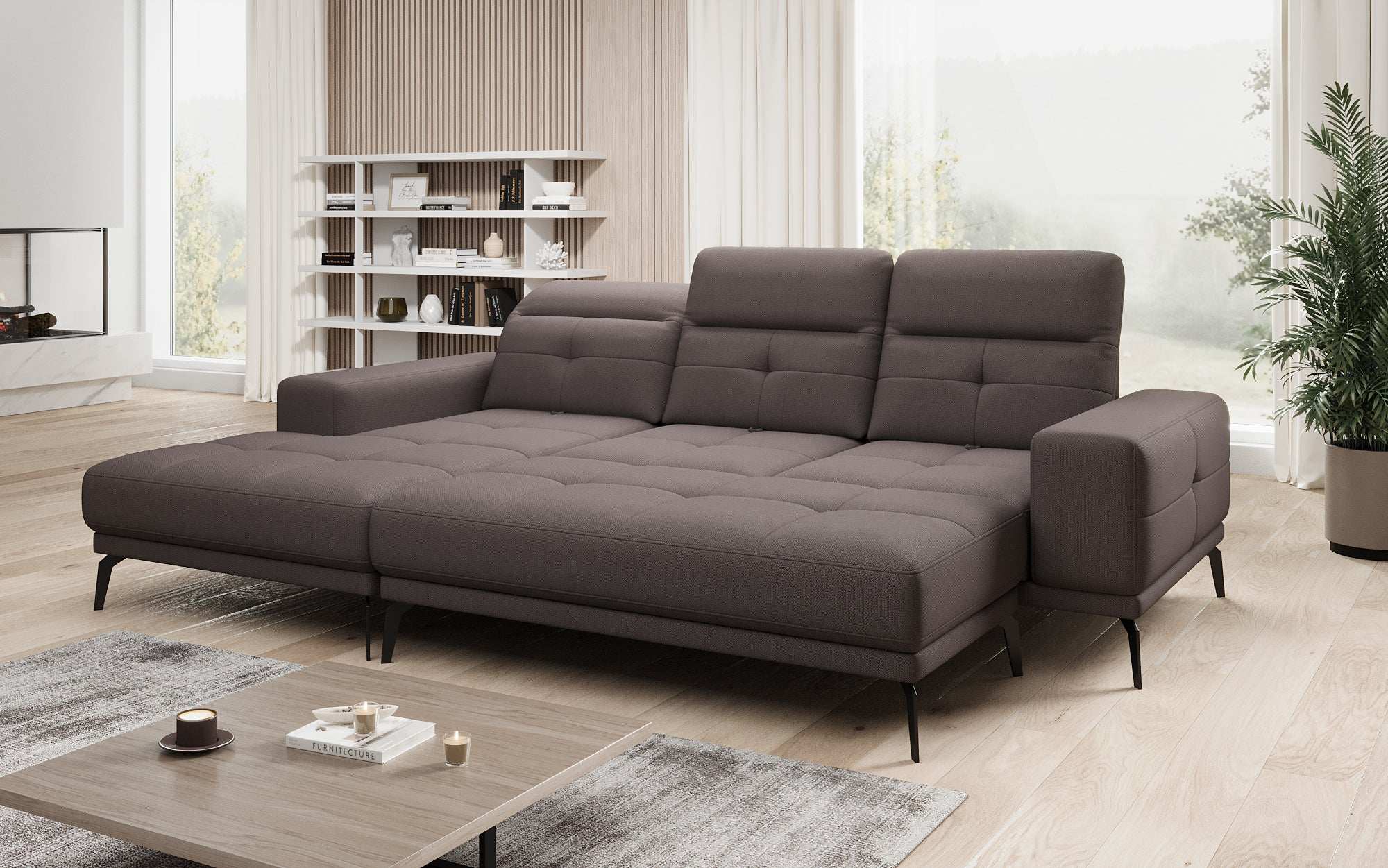 Designer Sofa Terina including Side Stool