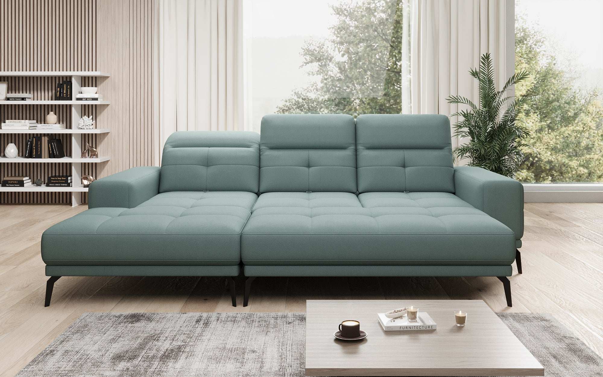 Designer Sofa Terina including Side Stool
