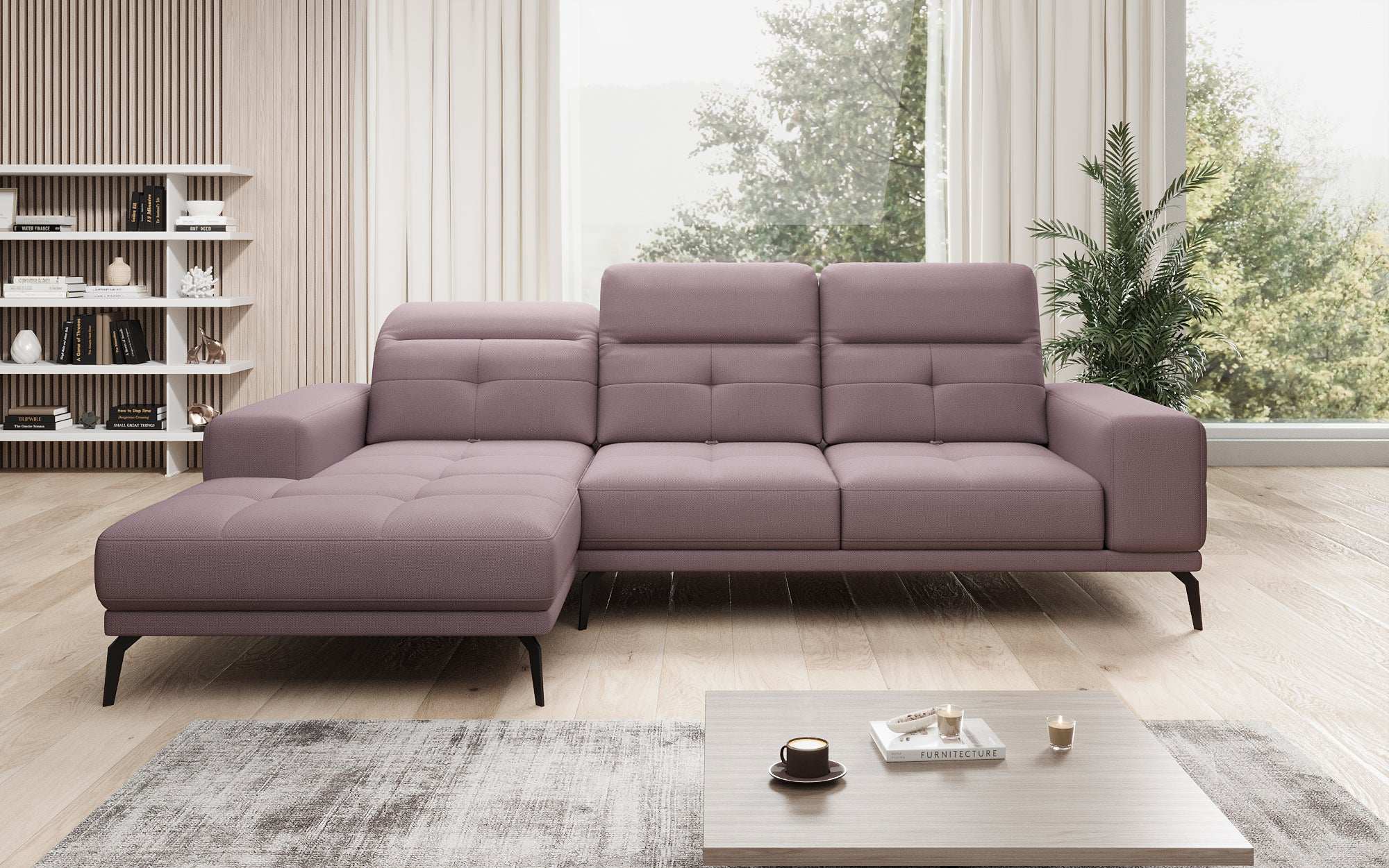 Designer Sofa Terina including Side Stool