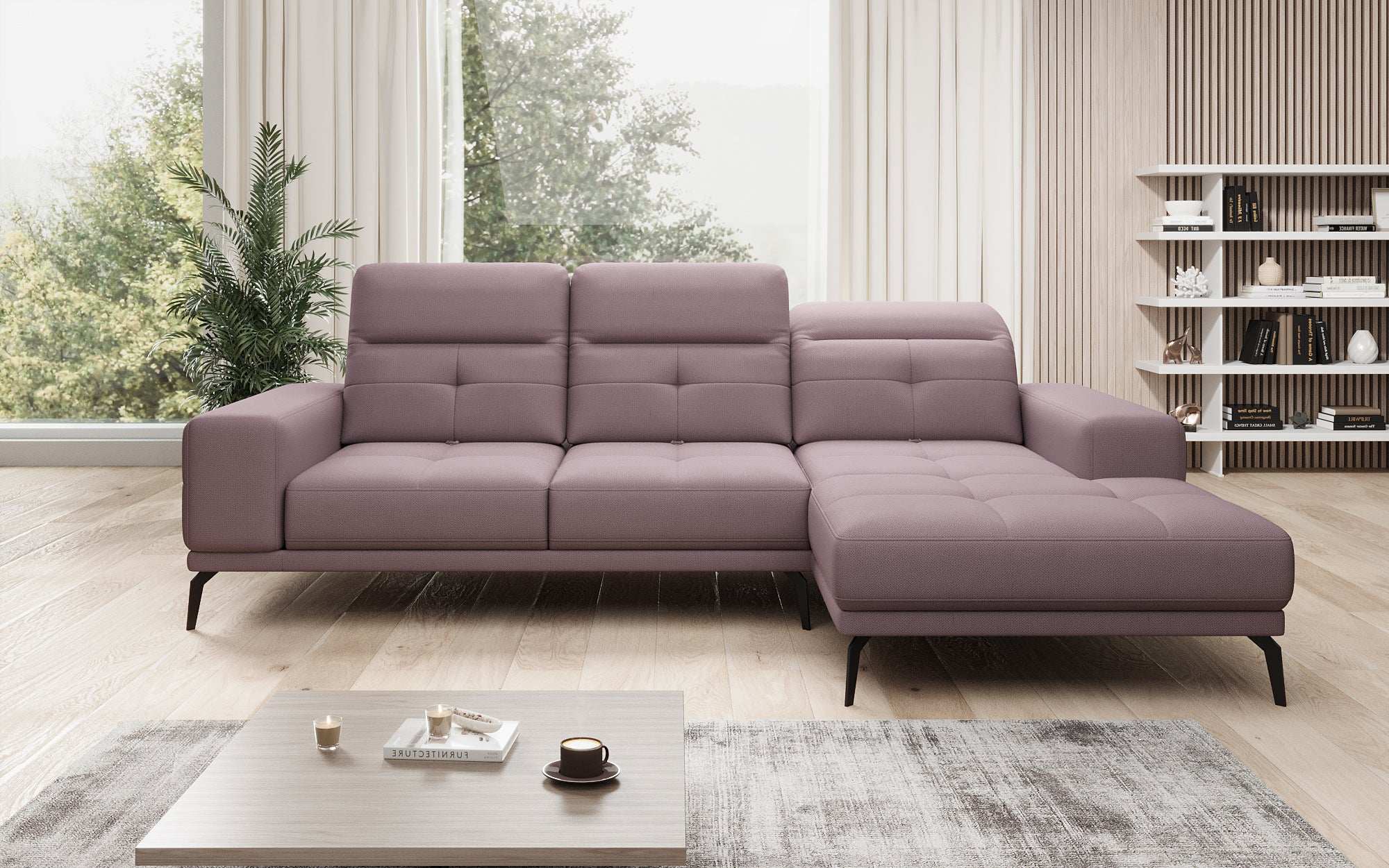 Designer Sofa Terina including Side Stool