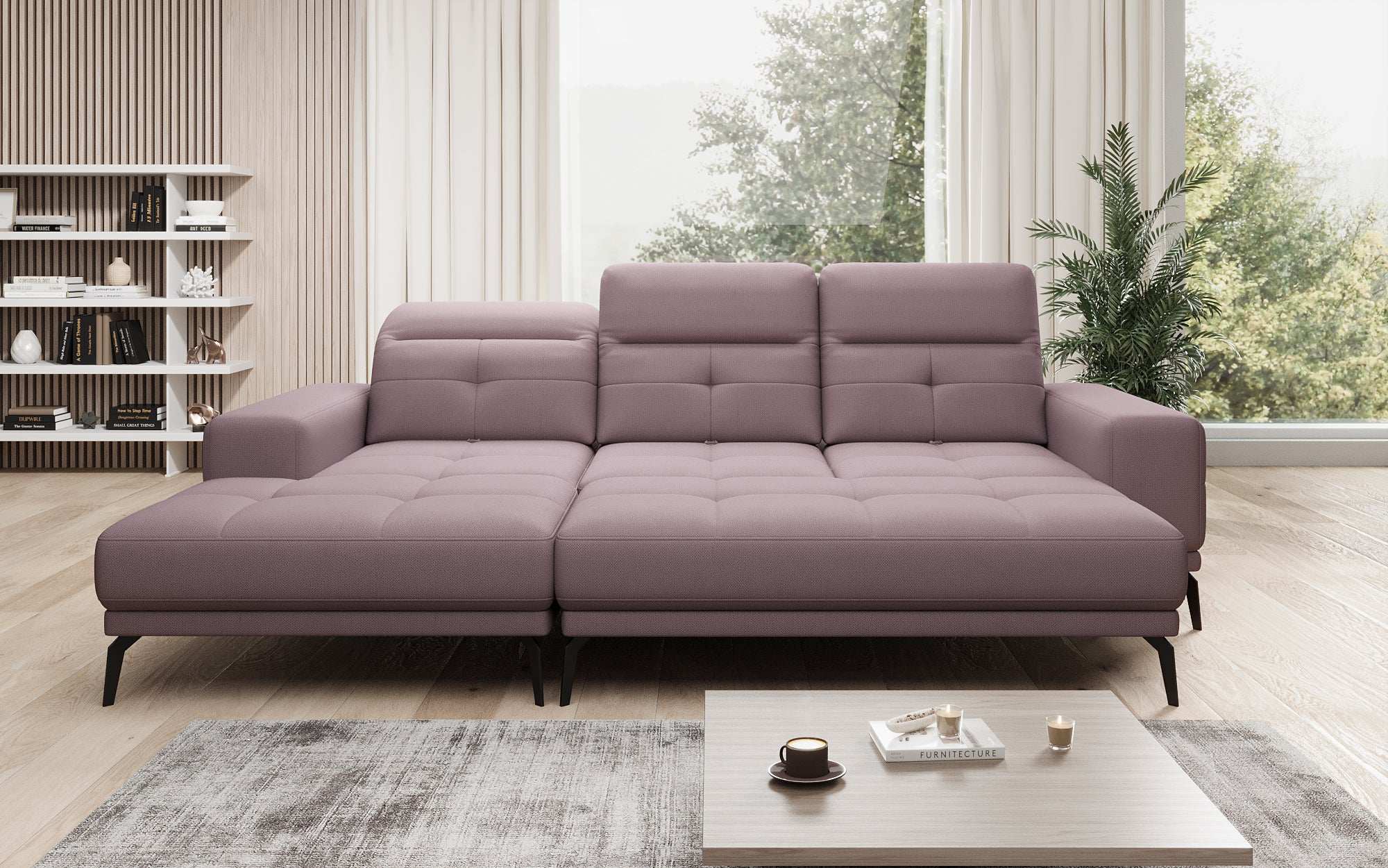 Designer Sofa Terina including Side Stool