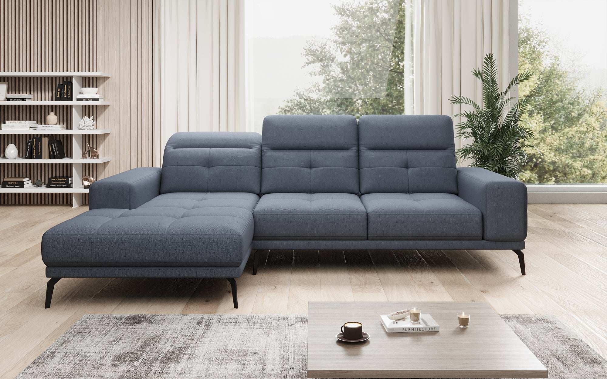Designer Sofa Terina including Side Stool