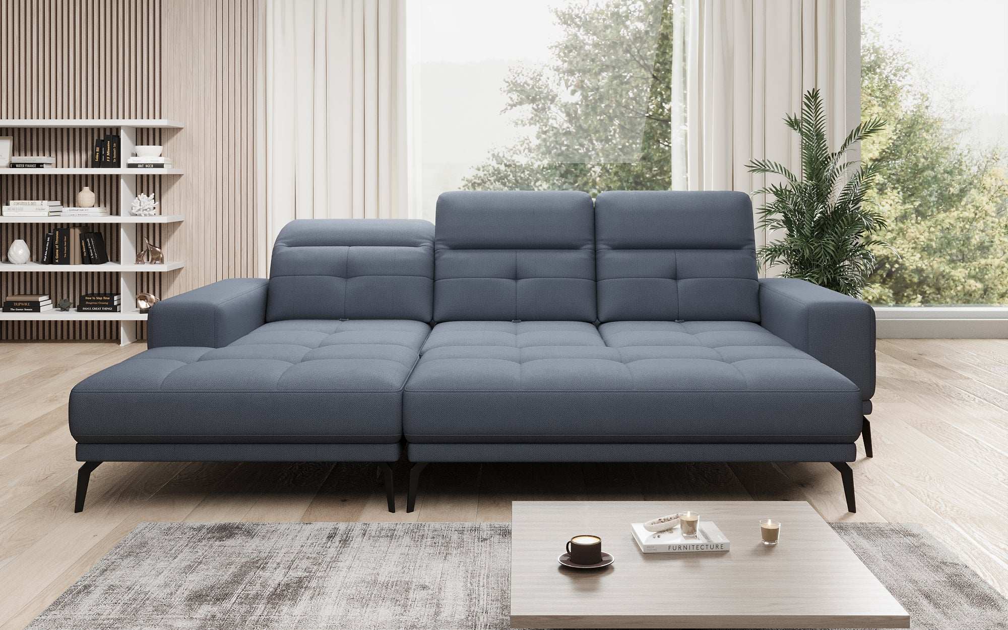 Designer Sofa Terina including Side Stool
