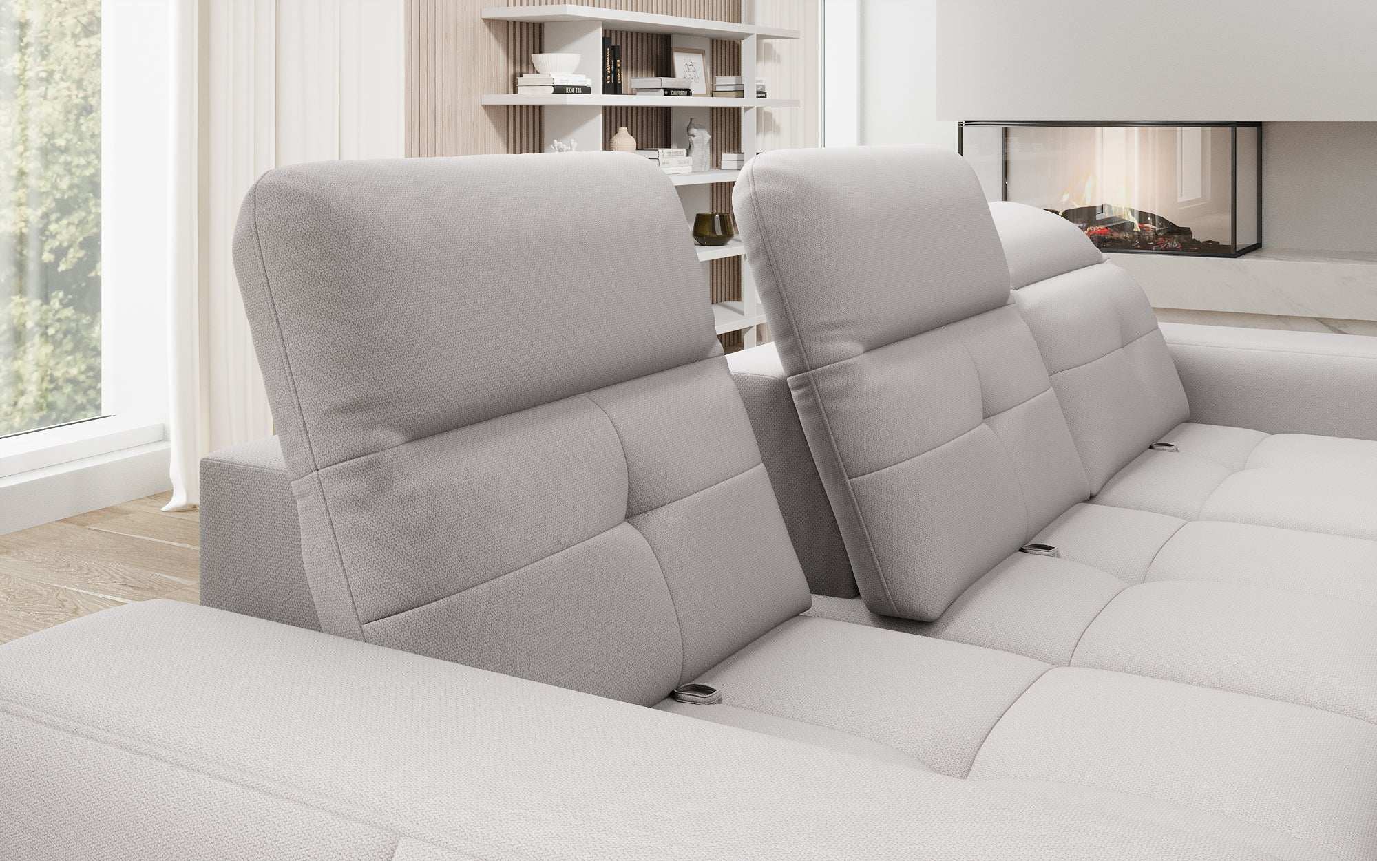 Designer Sofa Terina including Side Stool