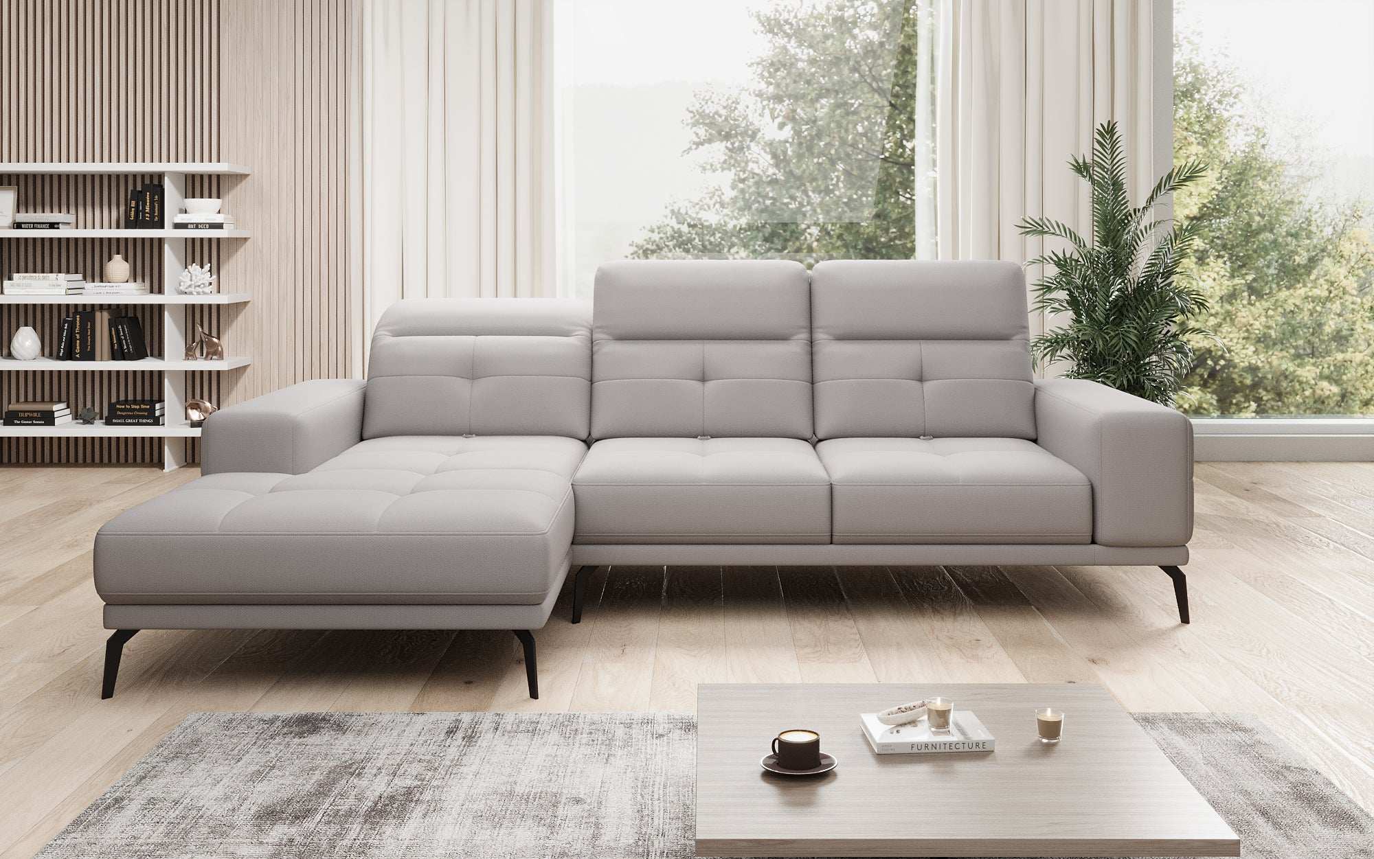 Designer Sofa Terina including Side Stool