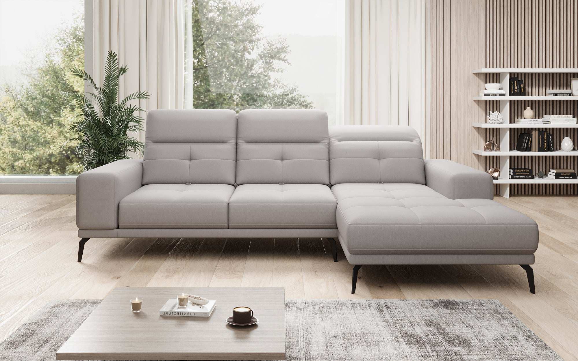 Designer Sofa Terina including Side Stool