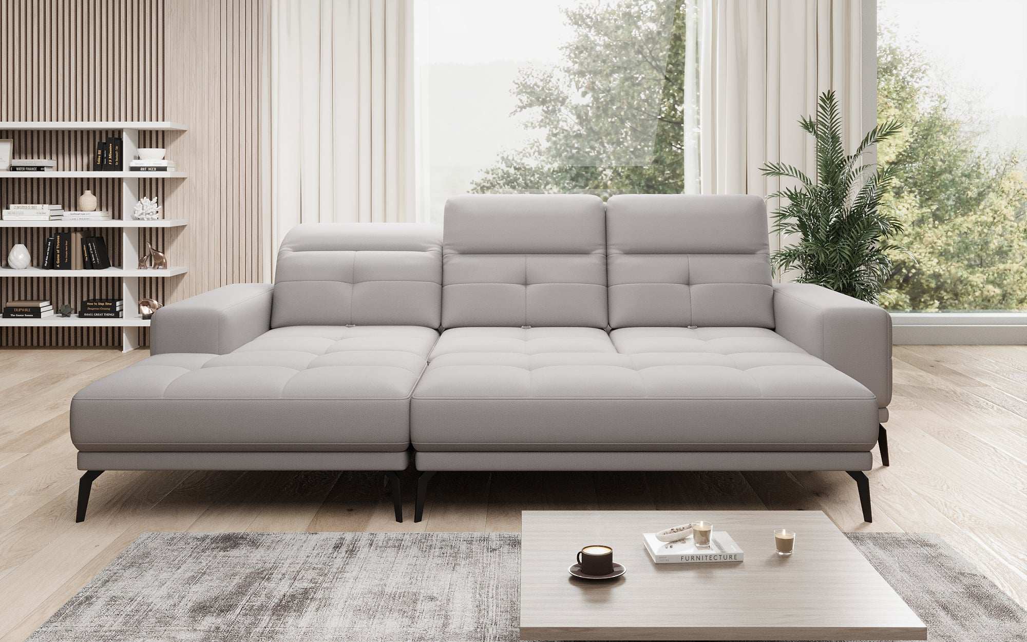 Designer Sofa Terina including Side Stool