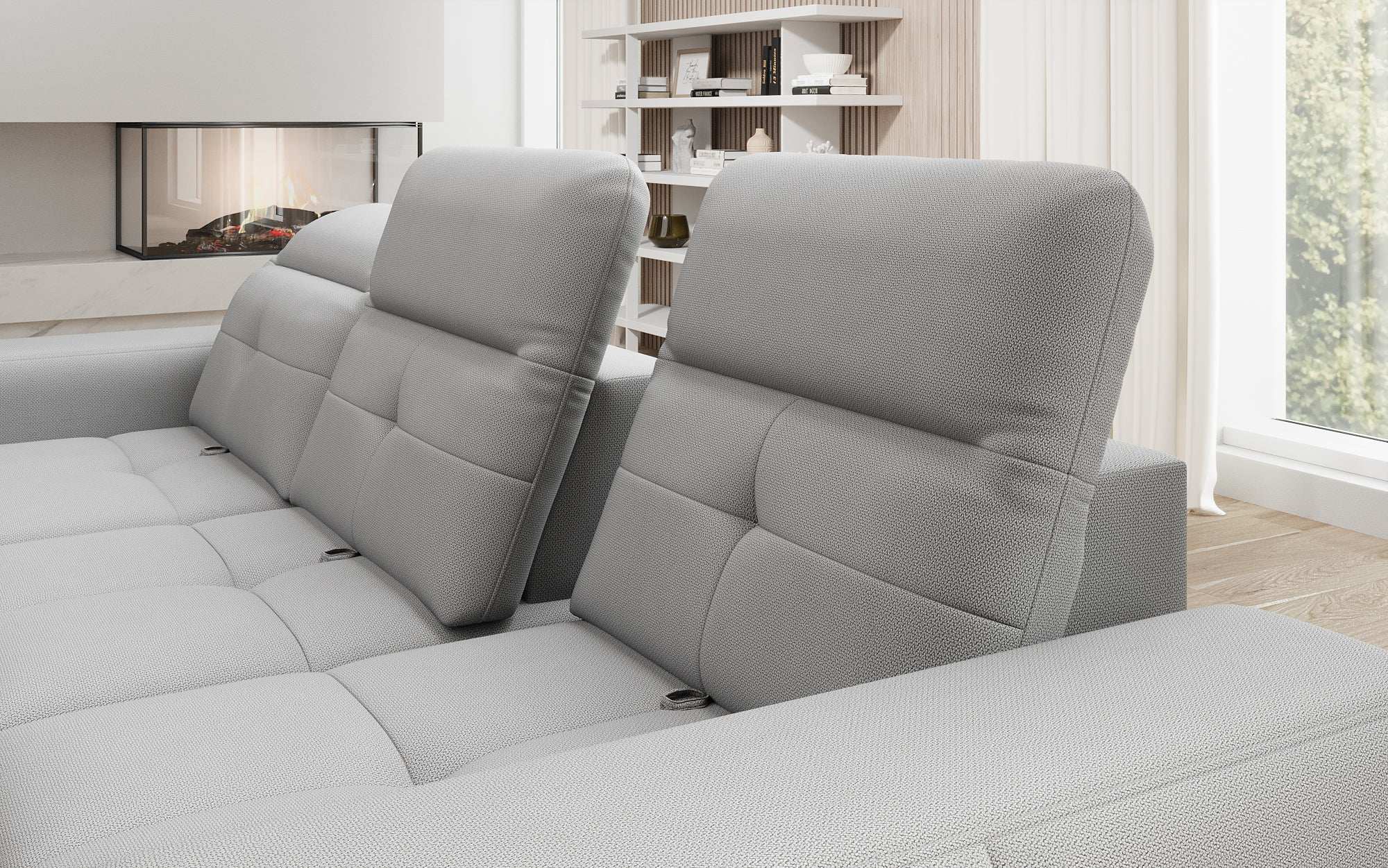Designer Sofa Terina including Side Stool