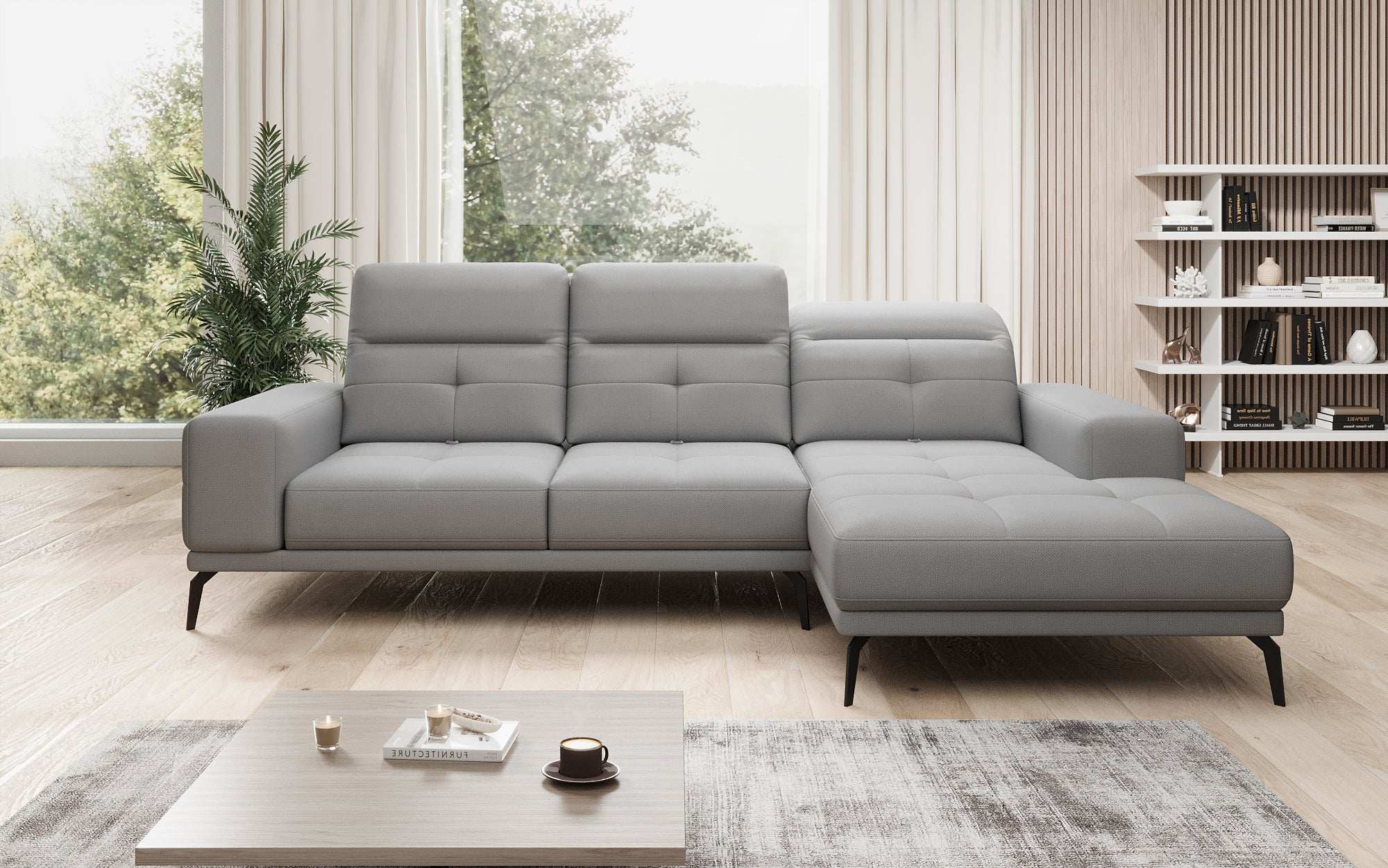 Designer Sofa Terina including Side Stool