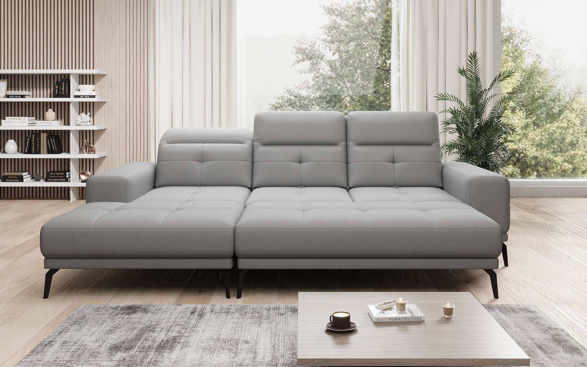 Designer Sofa Terina including Side Stool