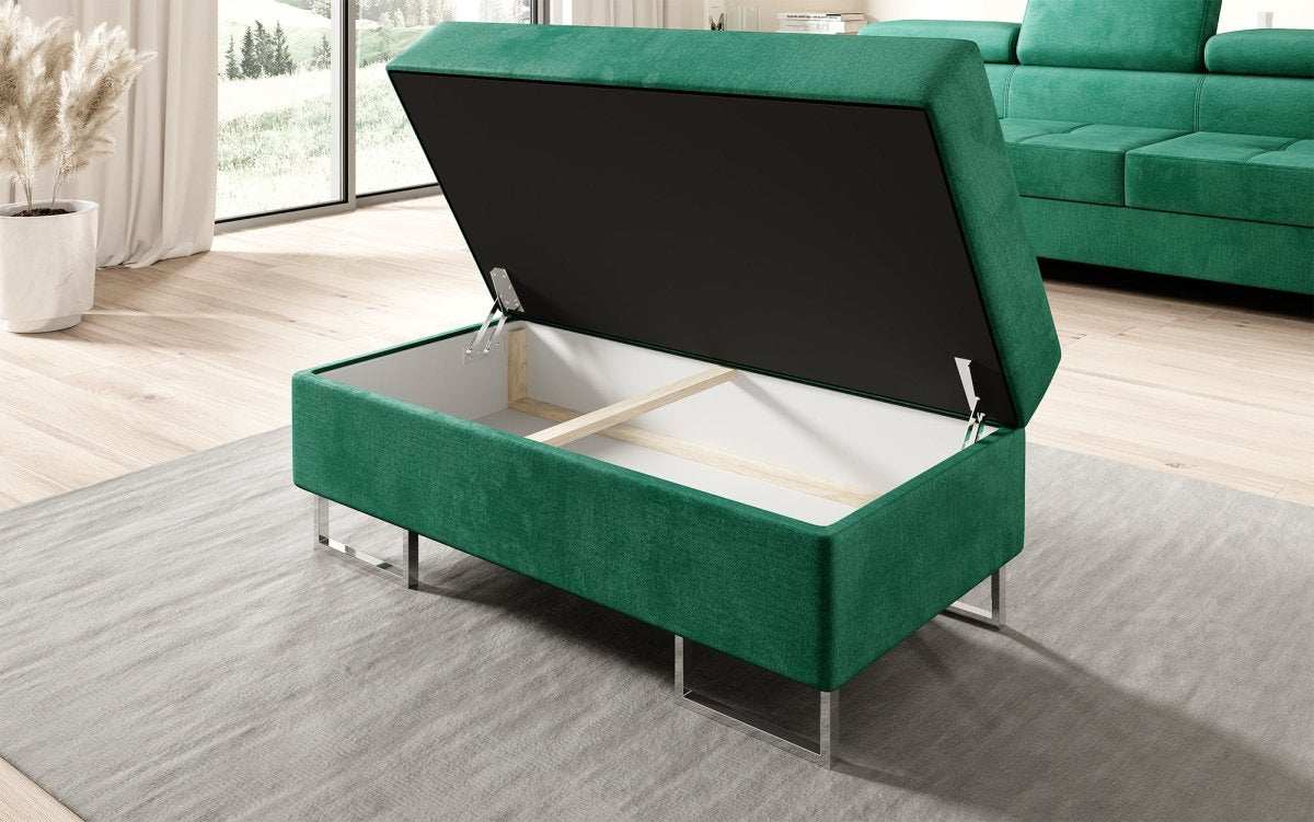 Beistellhocker Jess mit Stauraum - Luxusbetten24