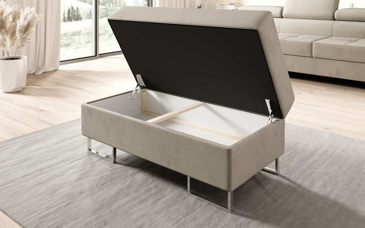 Beistellhocker Jess mit Stauraum - Luxusbetten24
